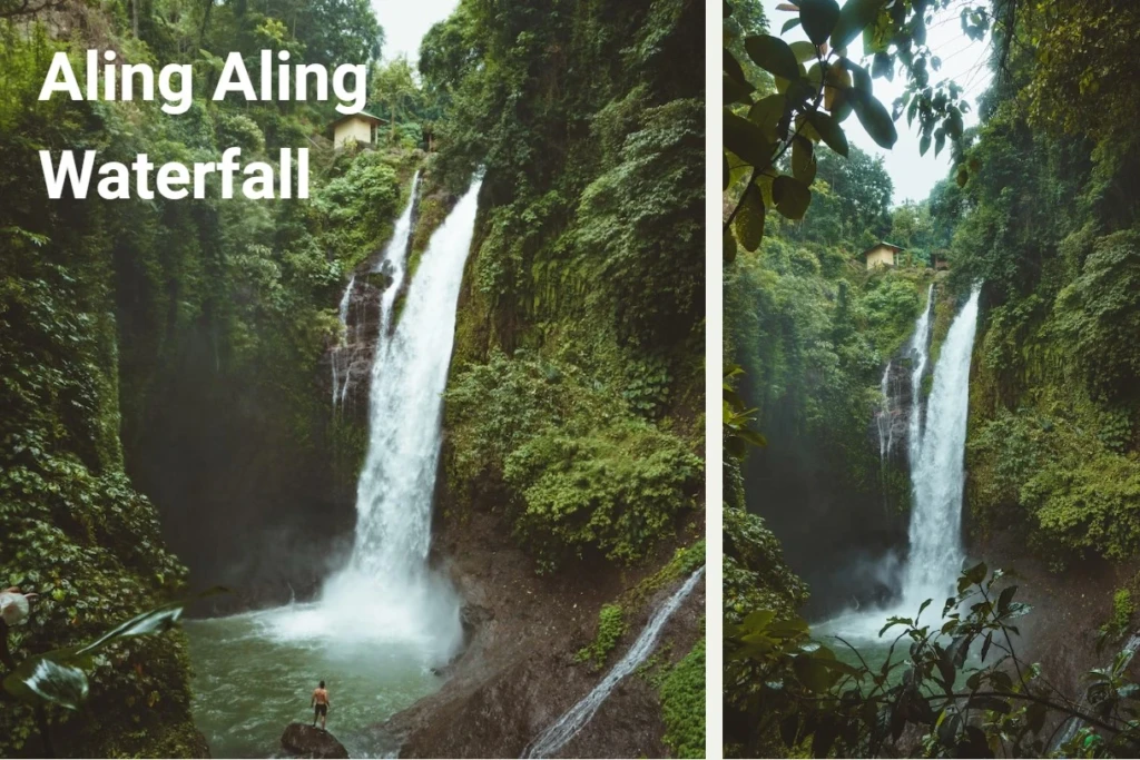 Aling Aling Waterfall Cascade - Bali, Indonesia Aling Aling Waterfall Cascade - Bali, Indonesia