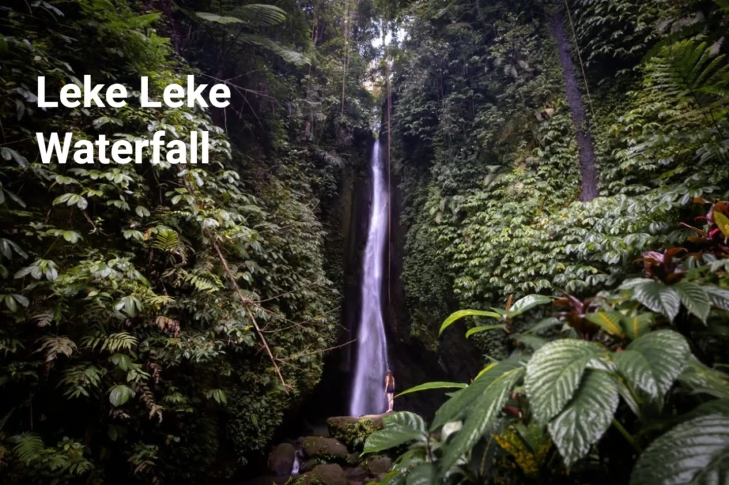 Leke Leke Waterfall Cascade - Bali, Indonesia Leke Leke Waterfall Cascade - Bali, Indonesia